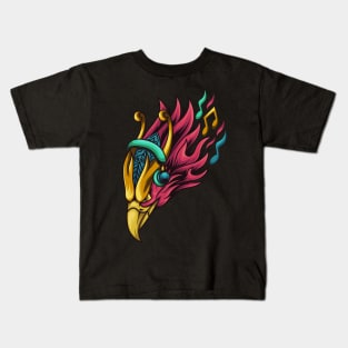 Phoenix listen music Kids T-Shirt